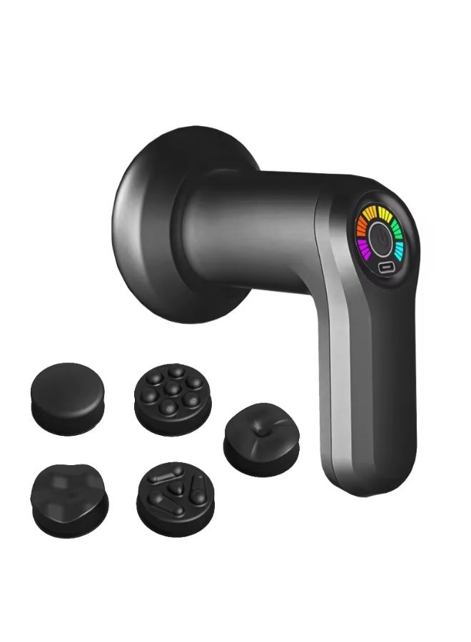 5-in-1 Multi-Head Massager – Body Massage Gun for Muscle Pain Relief and Body Relaxation – Multiple Speeds - Image 1